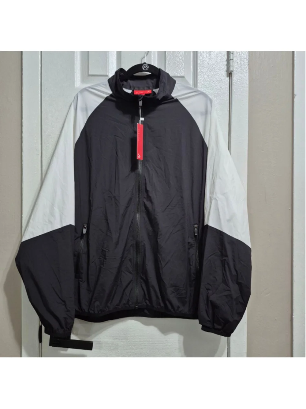 Men's REDVANLY Windbreaker XL Black & White